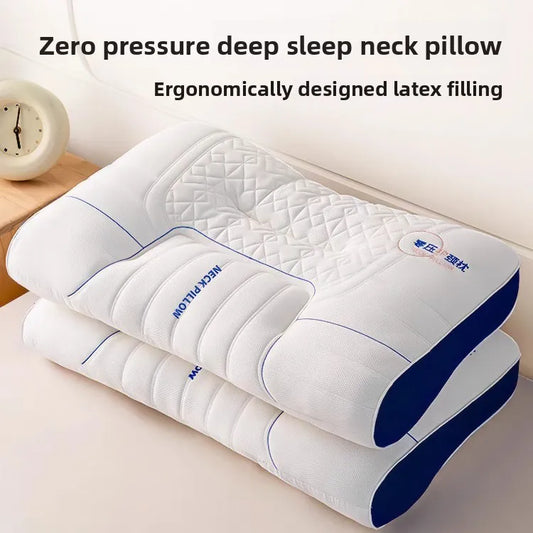 Premium Latex Pillow Core, Ergonomic Neck Support Pillow Insert for Better Sleep, Fits All Seasons Single Pack