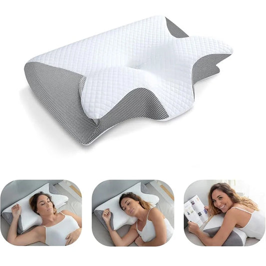 Memory Foam Cervical Pillow – Contour Neck Support