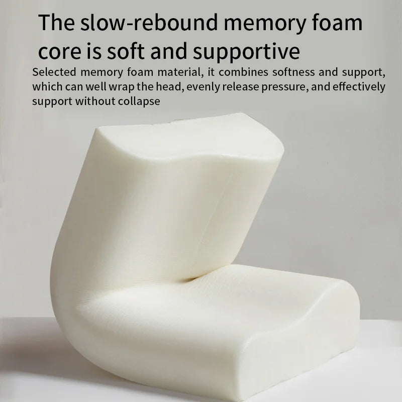 Summer cool memory foam pillow to protect the cervical spine and help sleep at home for adults
