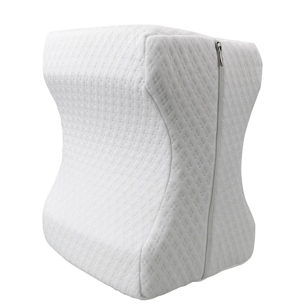 Memory Foam Knee Pillow – Leg & Hip Alignment Support (Side Sleepers)