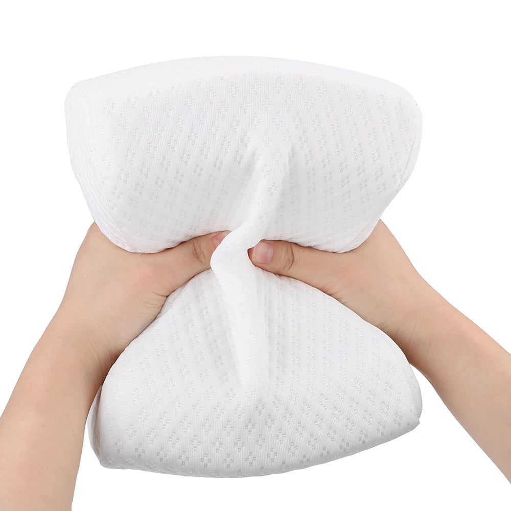 Memory Foam Knee Pillow – Leg & Hip Alignment Support (Side Sleepers)