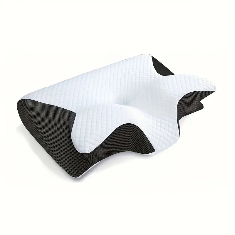 Ergonomic Cervical Pillow Suitable for Back Side Sleeper Breathable Ideal for Parents and Senior Comfortable Neck Support Pillow