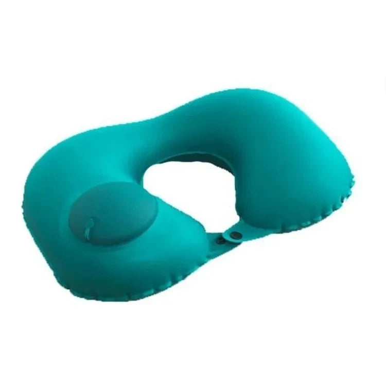 Travel Neck Pillow Inflatable Airplane Pillow U-shaped Cervical Orthopedic Protection Pillow Outdoor Portable Foldable Pillow